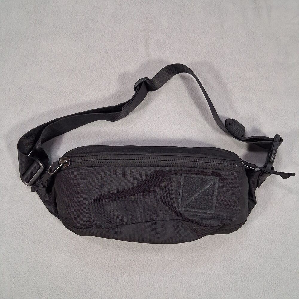 Evergoods Civic Access Sling 2L, Black Crossbody Waist Bag Ballistic Nylon